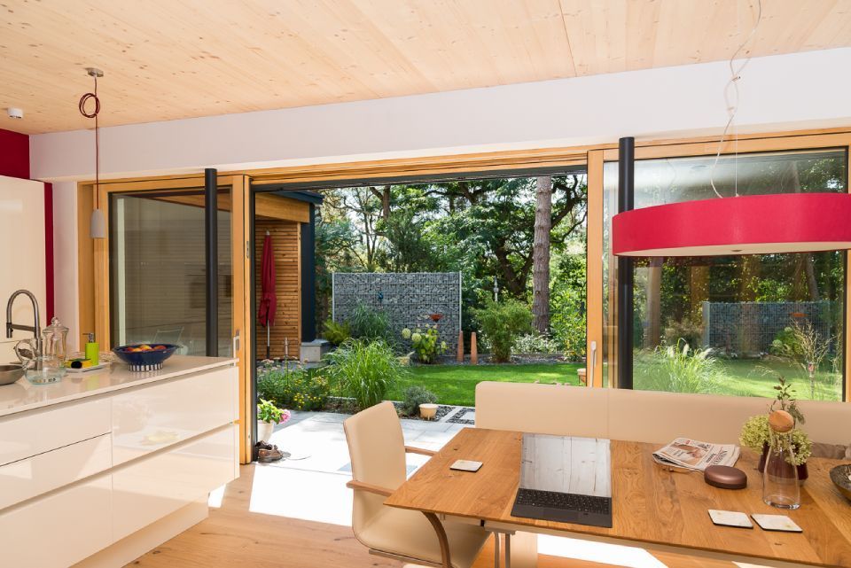 Wohnzimmer, Foto der Bau-in-Holz GmbH