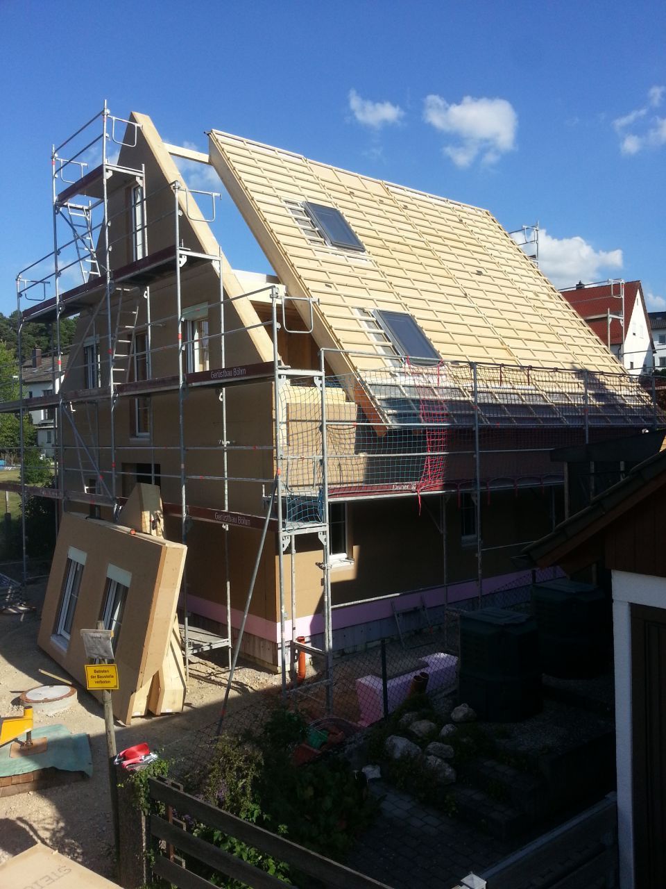 Hauskonstruktion der Bau-in-Holz GmbH