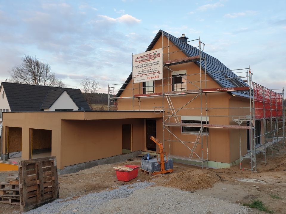 Hauskonstruktion der Bau-in-Holz GmbH