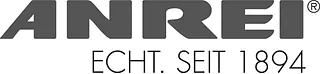 ANREI-Logo in Grau mit „ECHT. SEIT 1894“ darunter