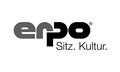 Eppo-Logo in Grau und Schwarz mit dem Slogan „Sitz. Kultur“.
