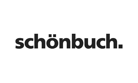 Black “schönbuch.” wordmark on a white background