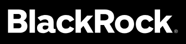 Logotipo de BlackRock, texto blanco sobre fondo negro.