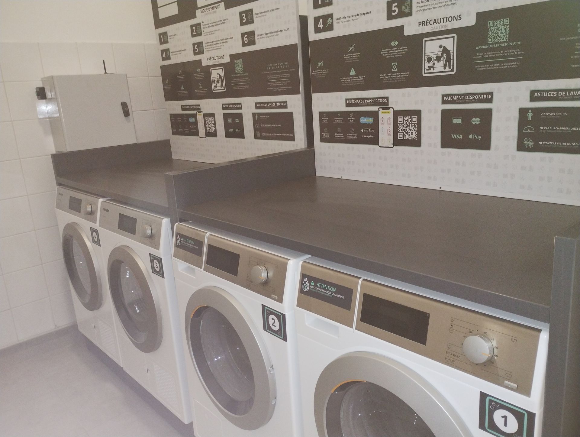 Laverie professionnelle