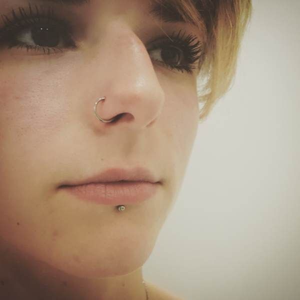 Piercing nez Narine - anneau argent