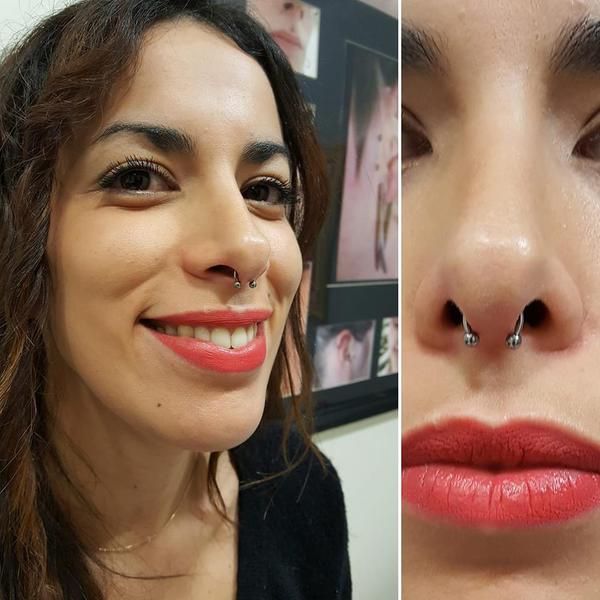 Piercing nez Septum- anneau argent