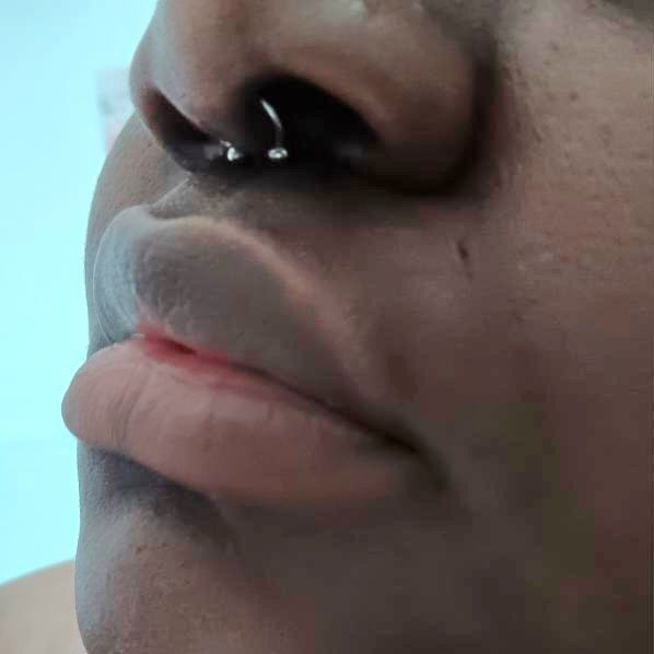 Piercing nez Septum- anneau argent sous le nez