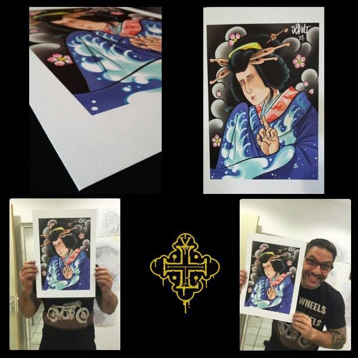 Création sur papier