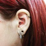 Piercing oreille Daith - anneau