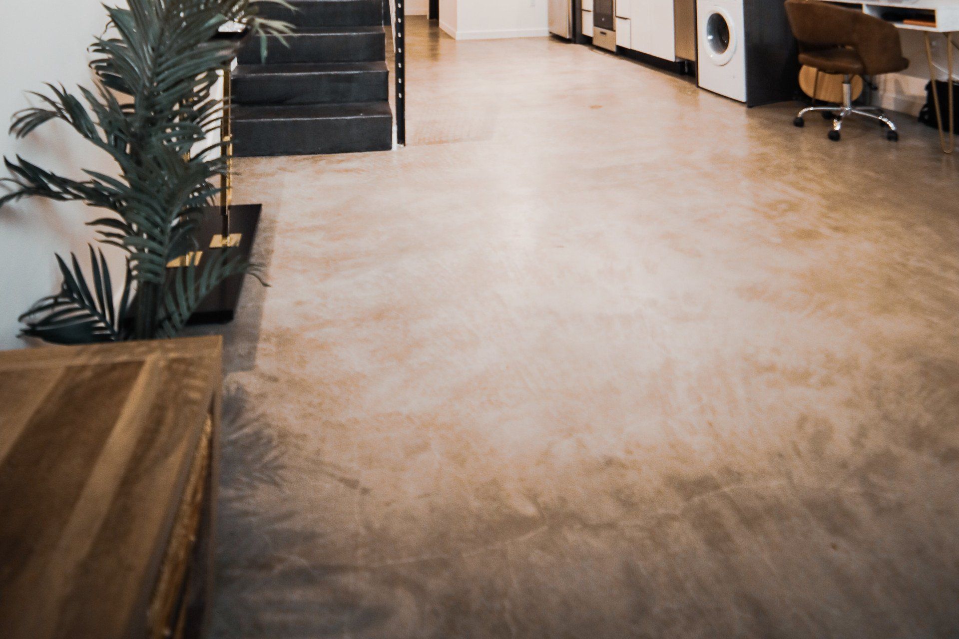 Sol en linoléum PVC dans un appartement