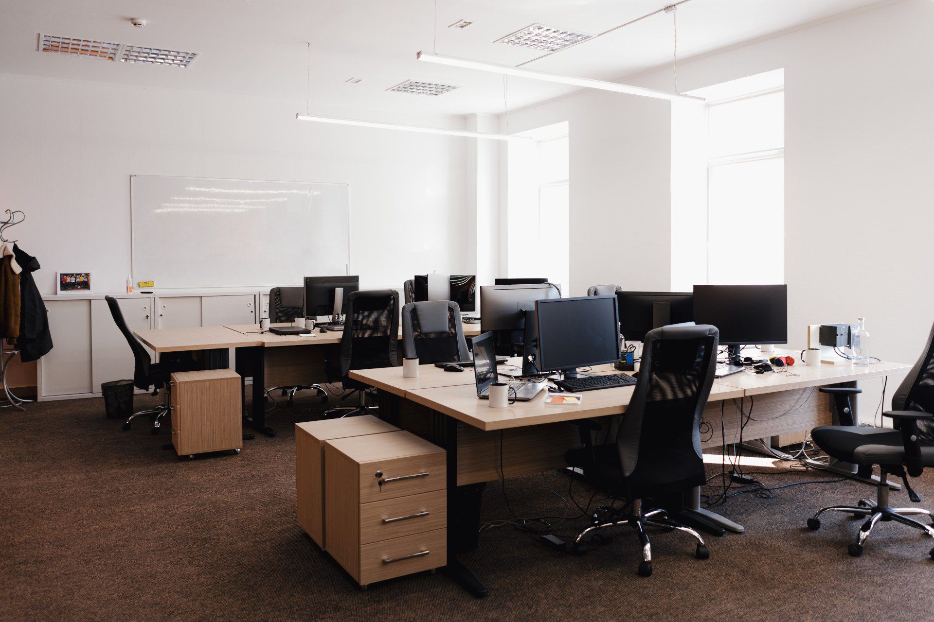 Moquette dans des bureaux