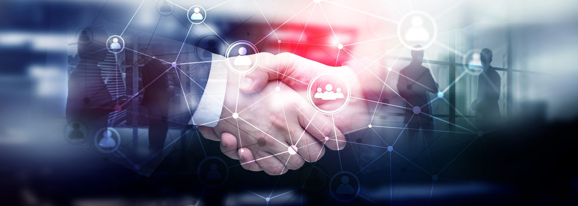 Deux personne se serrant la main