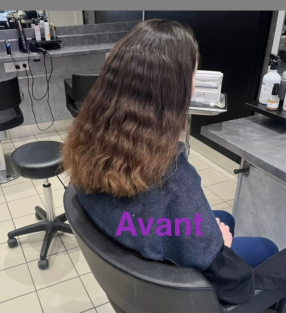 Avant coiffure