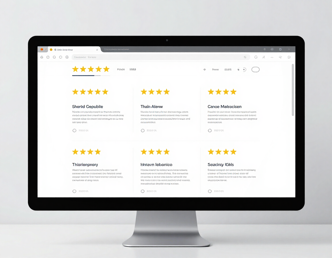 Echo Reviews Widget live auf einer Website