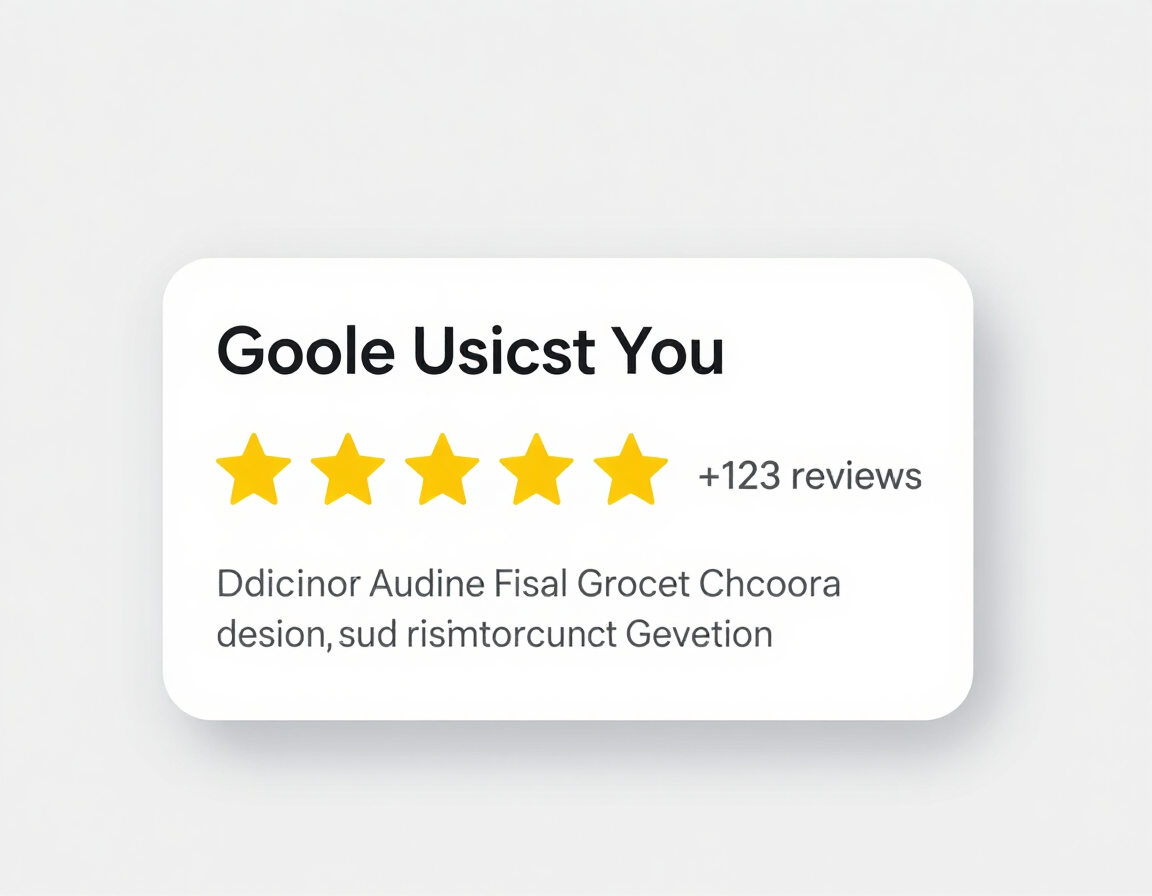 Google Suchergebnis mit Sternbewertung Rich Snippet