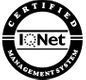 El logotipo de iqnet es un sistema de gestión certificado.