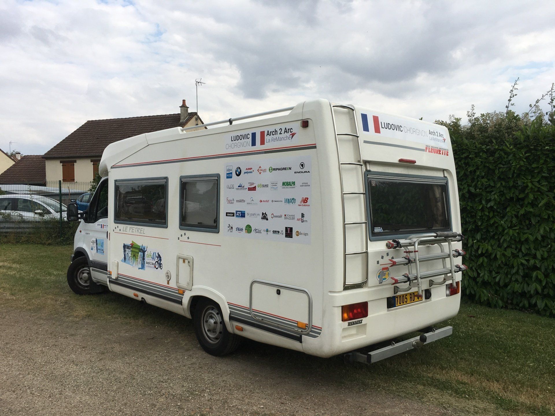 Marquage sur camping car