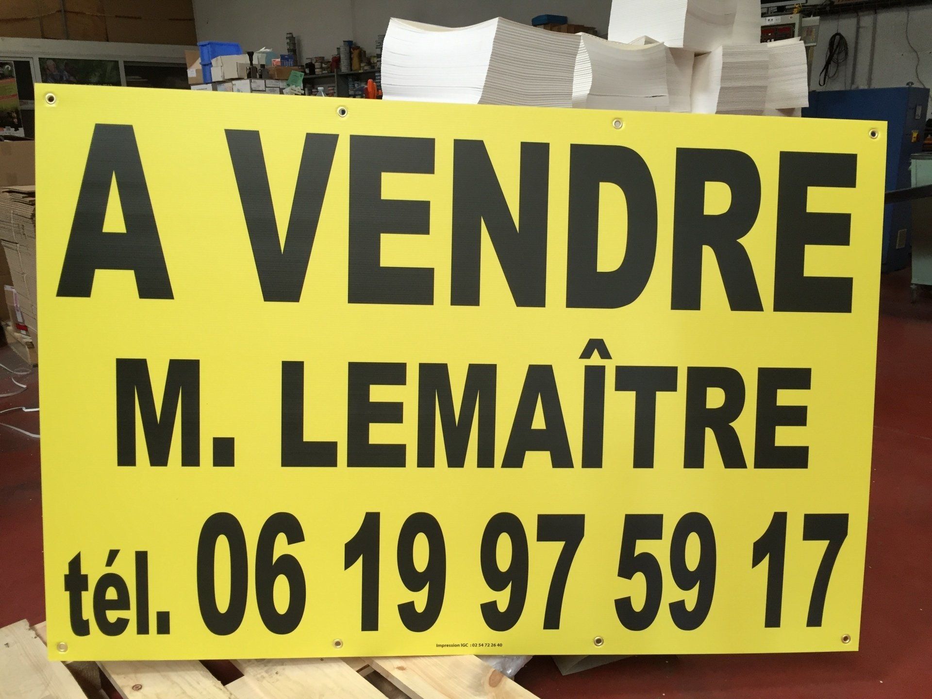 Panneau A VENDRE