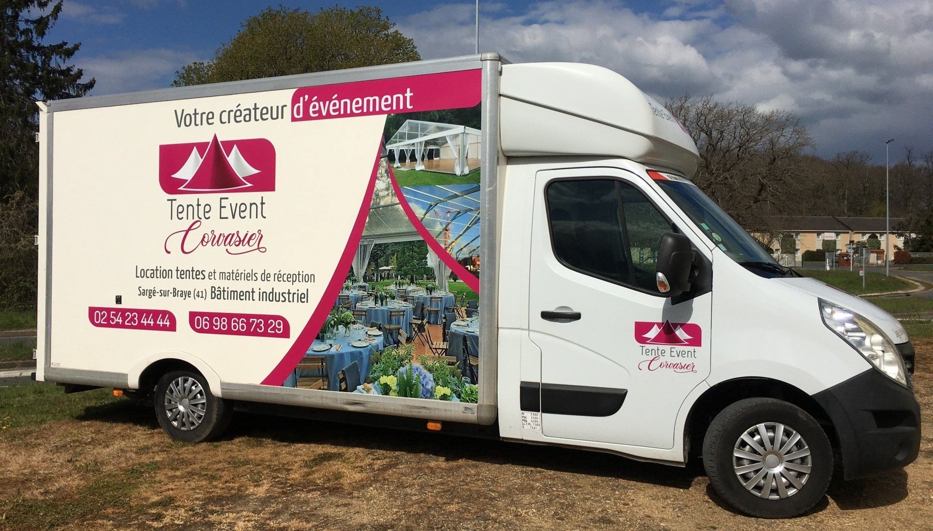 Marquage de voitures et utilitaires