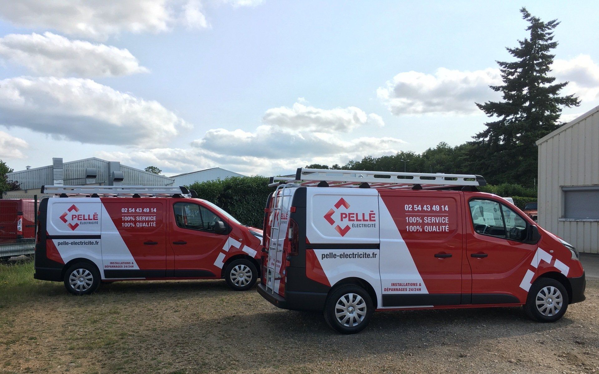 Marquage sur véhicule de société