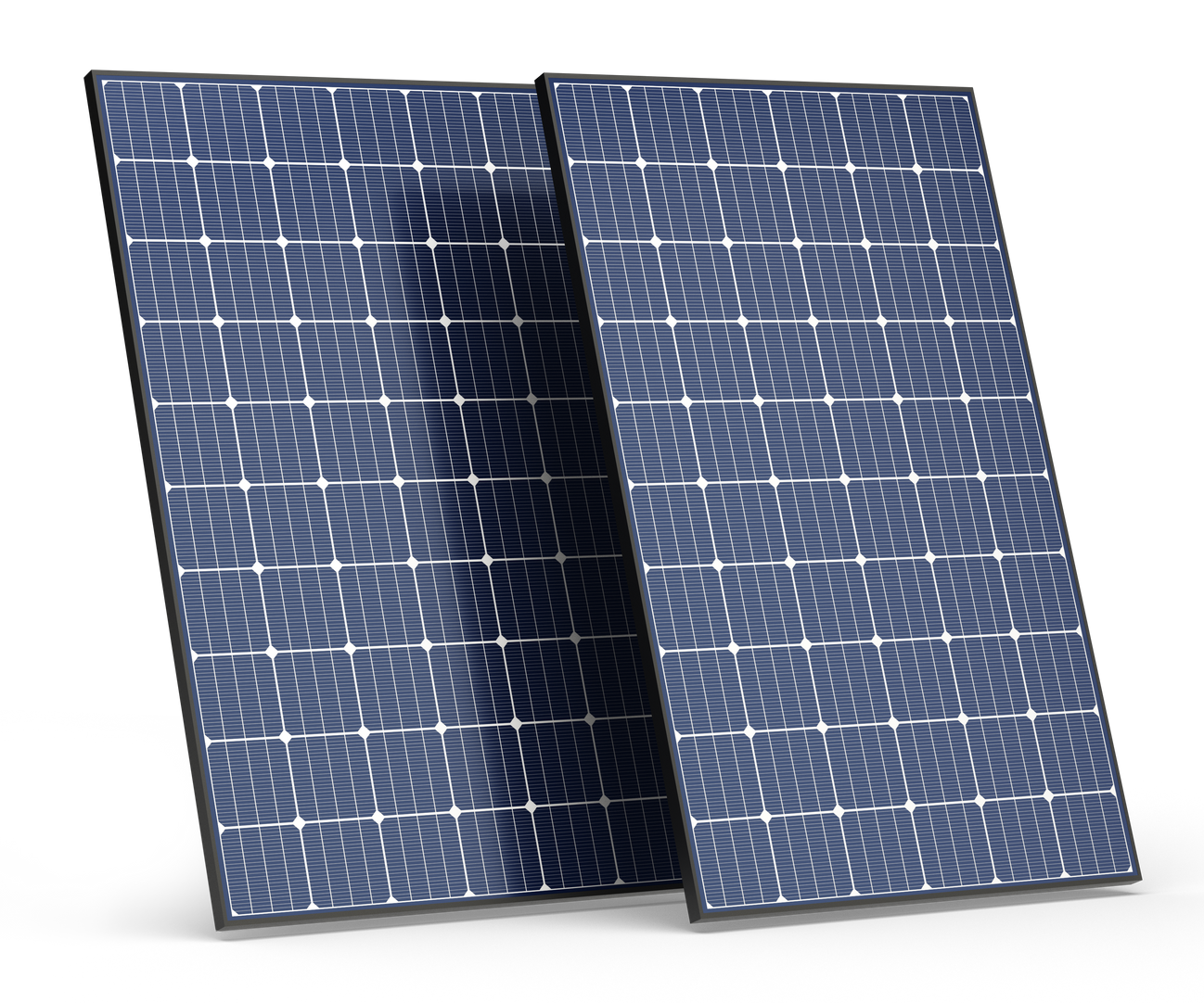 Panneaux photovoltaïques détourés