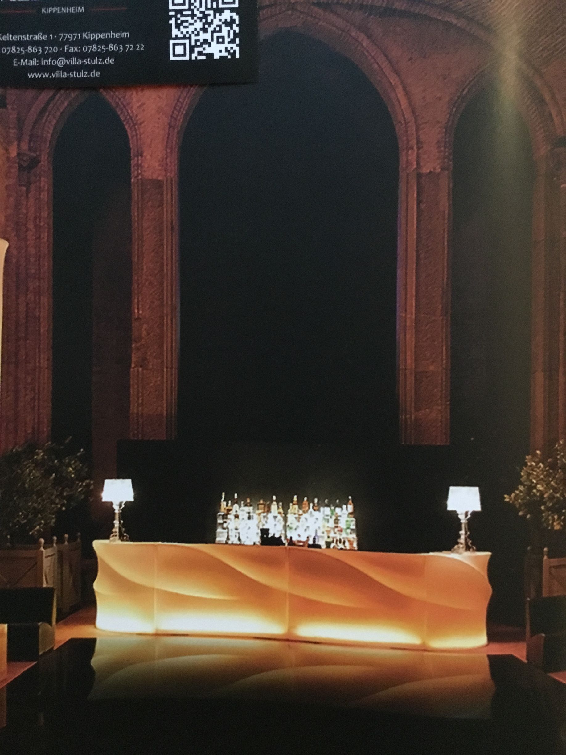 Gartenmöbel außen mit Beleuchtung