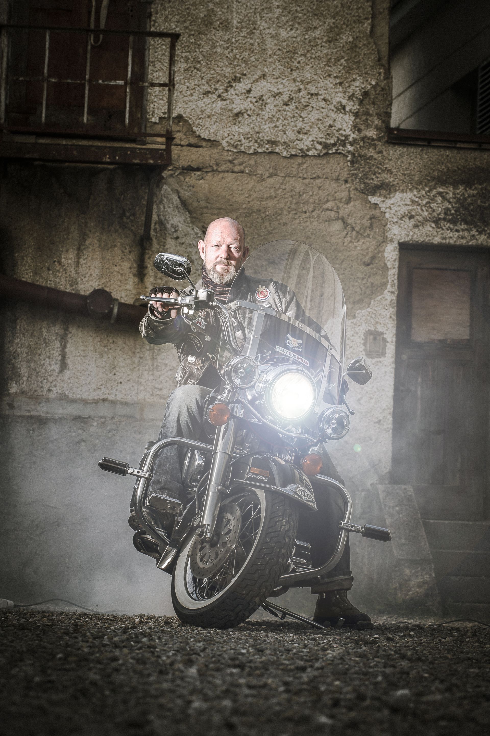Licht und Gestaltung Gabriele Pecoraino Fotograf Portrait Motorrad