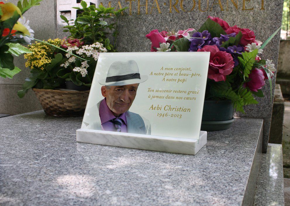 Travaux de marbrerie par l'entreprise Gruntz