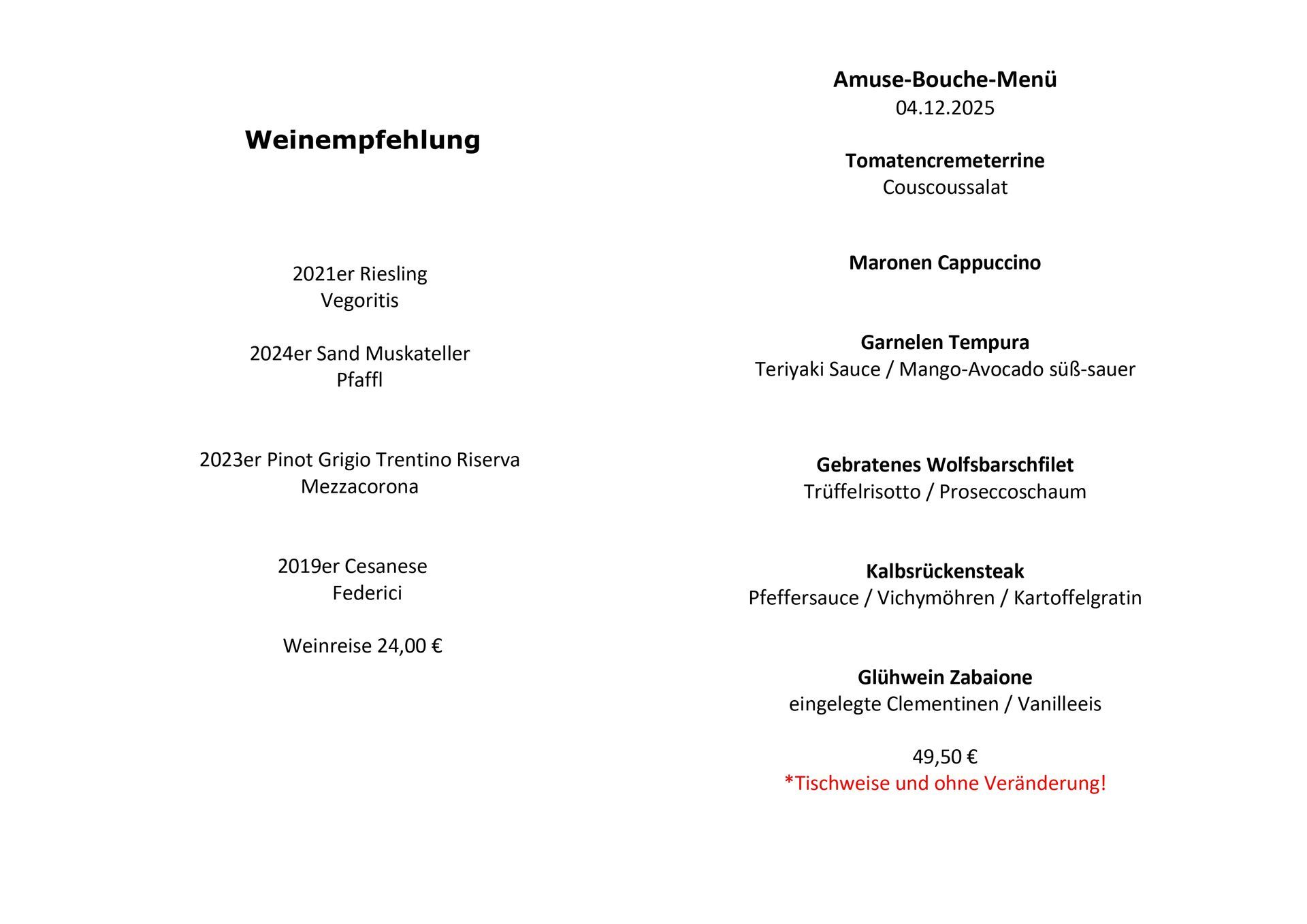 Amuse Bouche | Essenz | Wuppertal