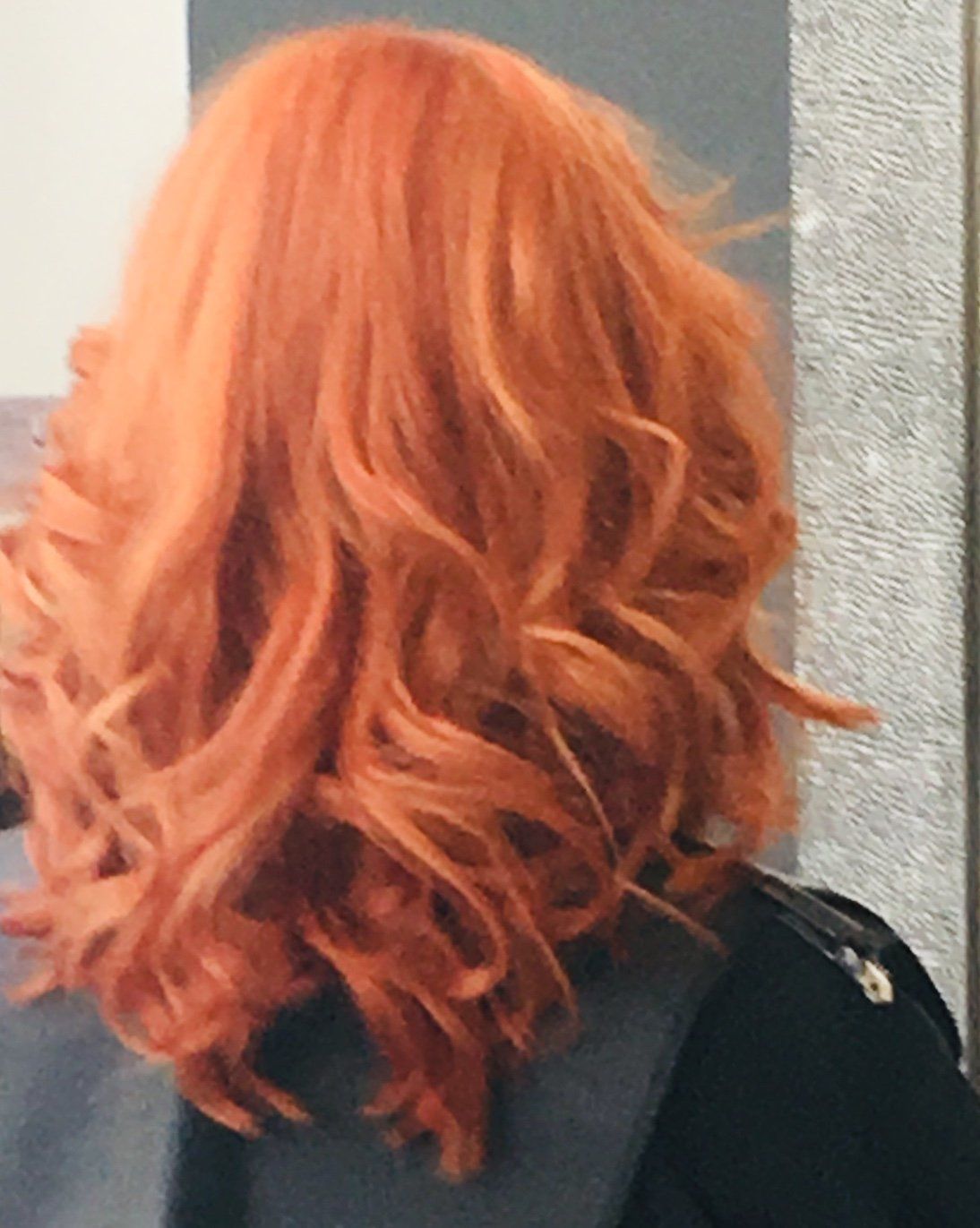 Coloration orange des cheveux