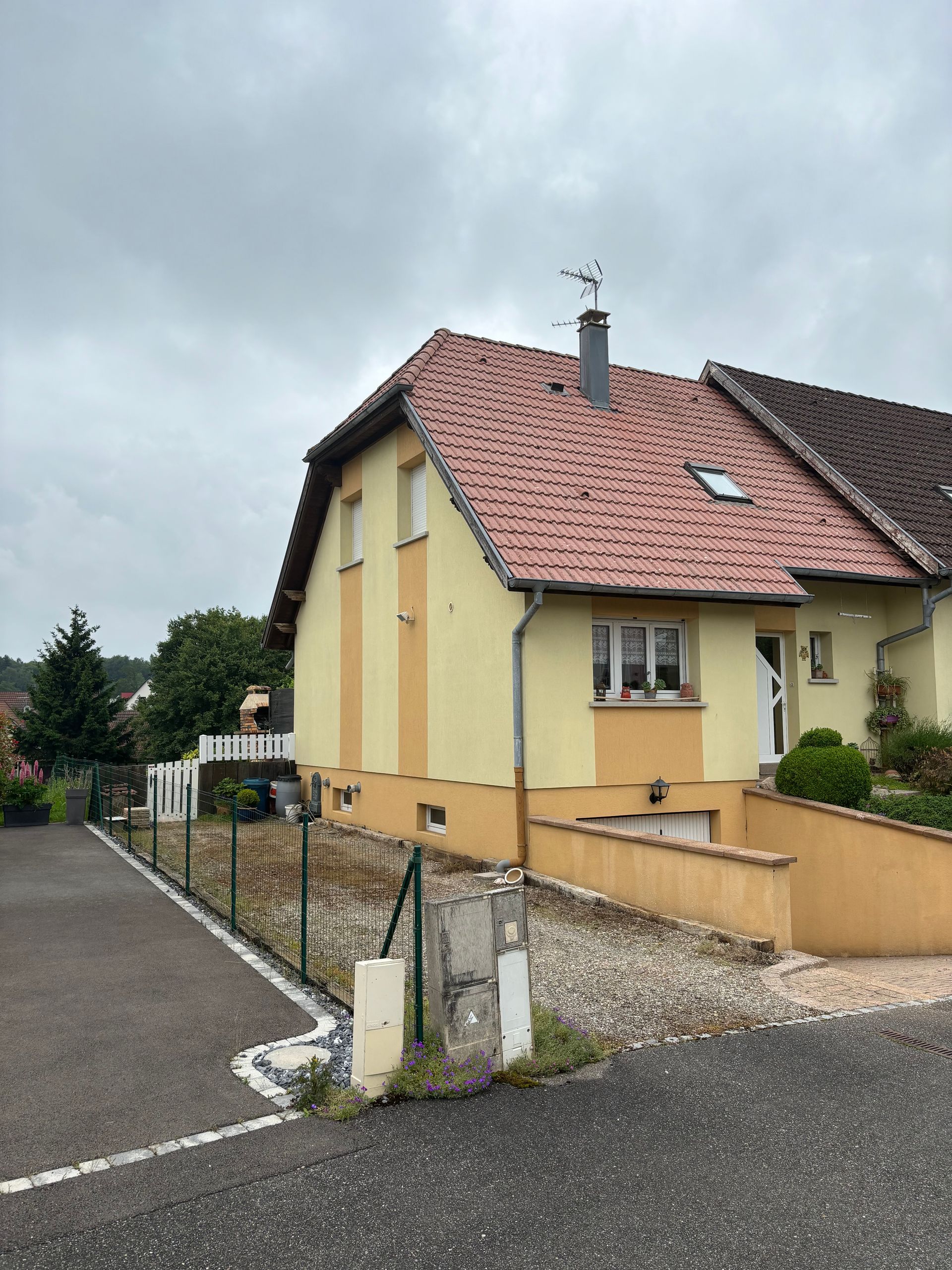 Après travaux de nettoyage de toiture