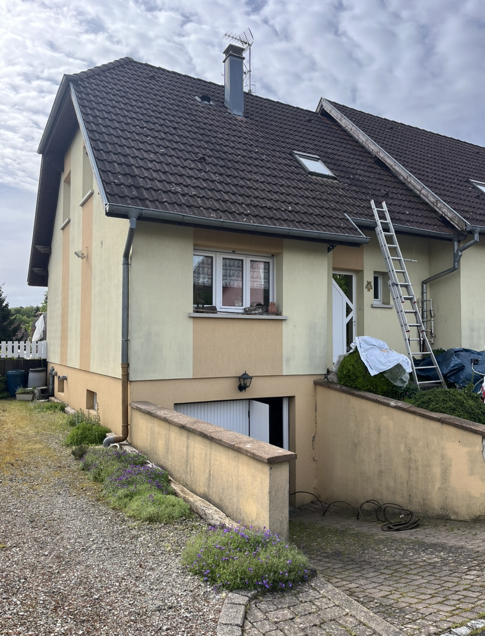 Avant travaux de nettoyage de toiture