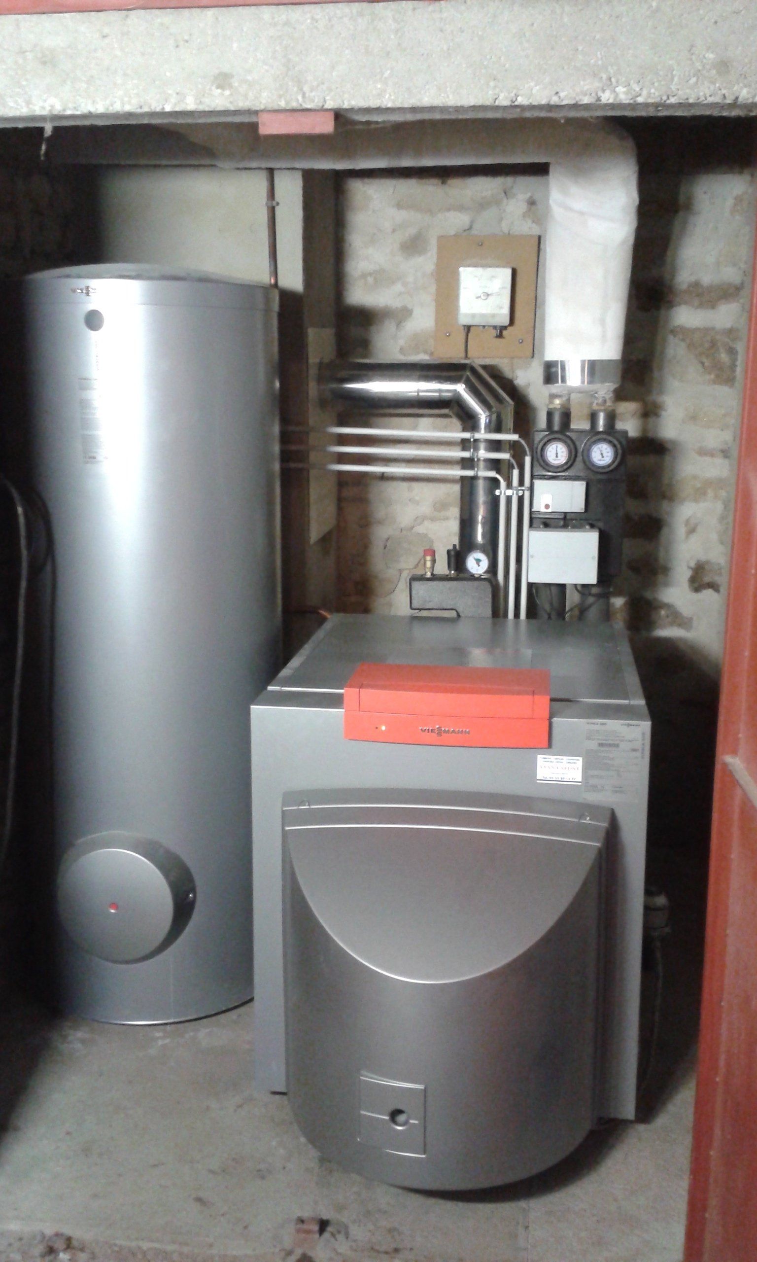 Travaux de chauffage