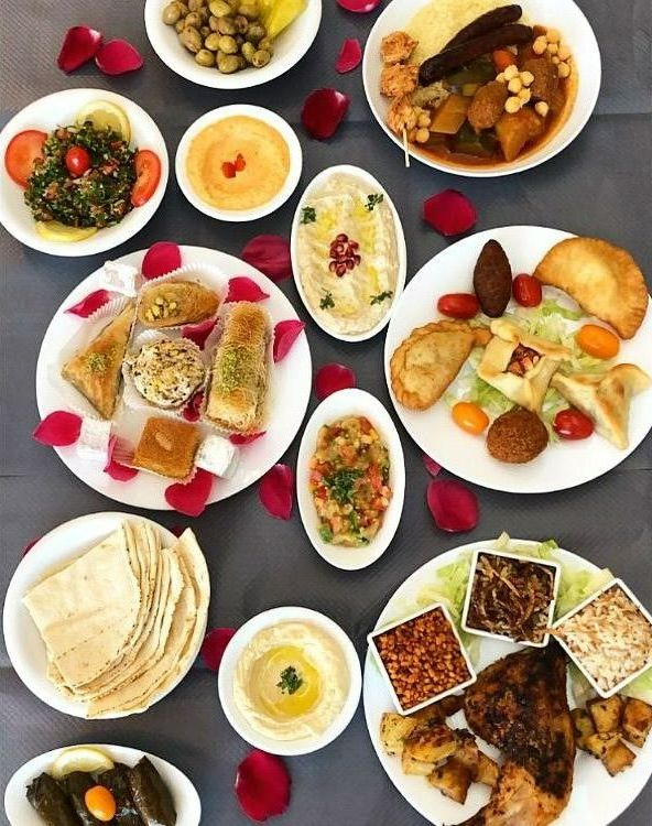 Table pour brunch libanais
