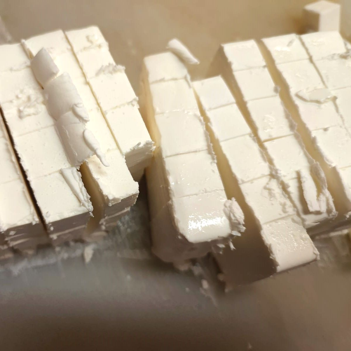 Fromage blanc en rectangle