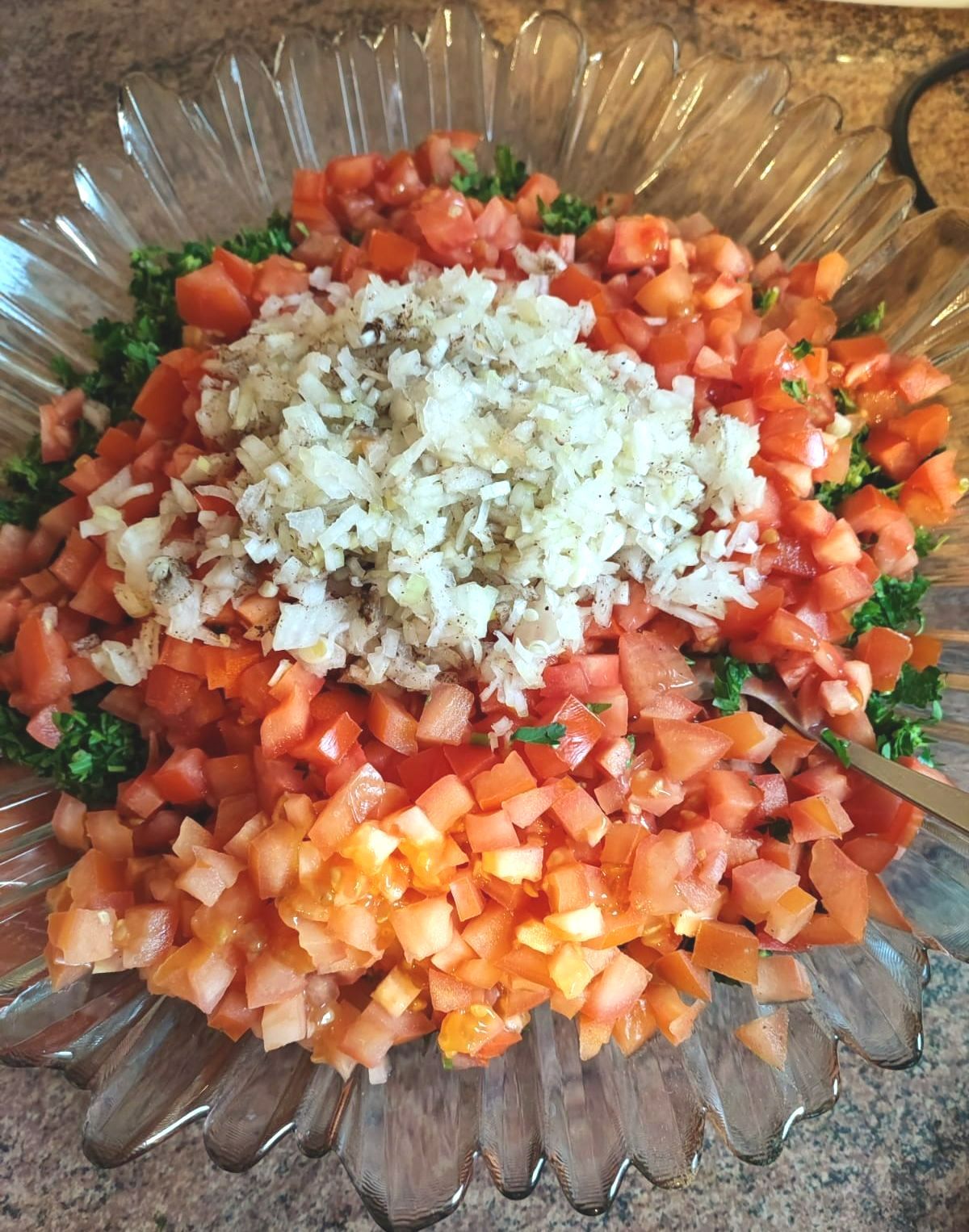 Taboulé aux poivrons