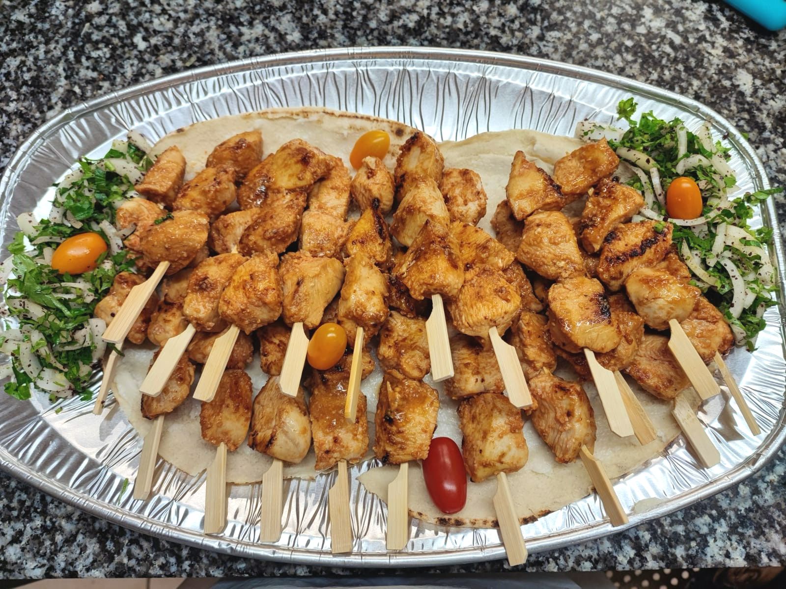 Brochettes de poulet