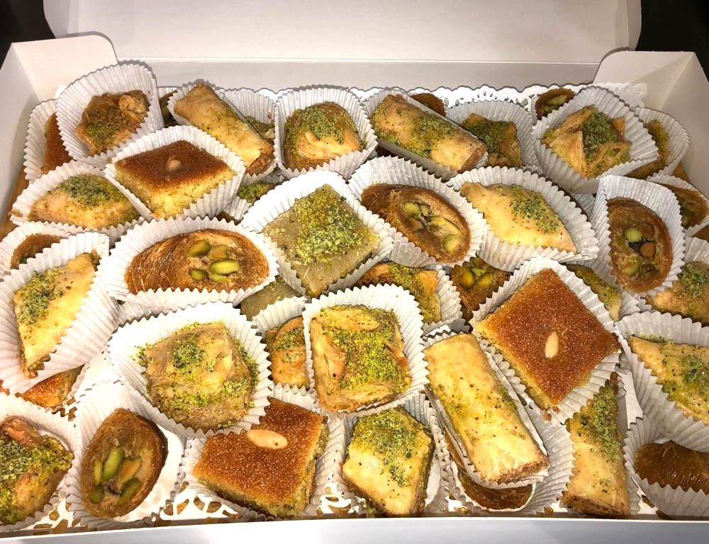 Assortiment de pâtisseries libanaises