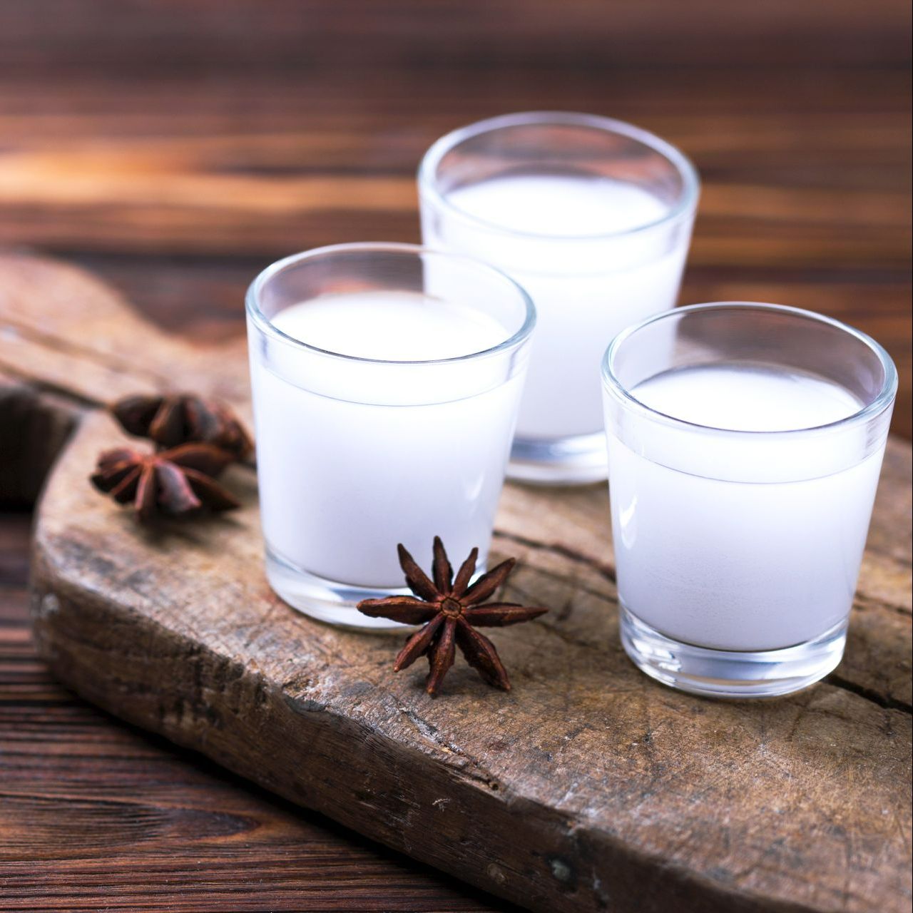 Trois verres d'arak