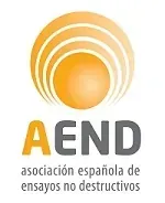 The logo for the association espanola de ensayos no destructivos.
