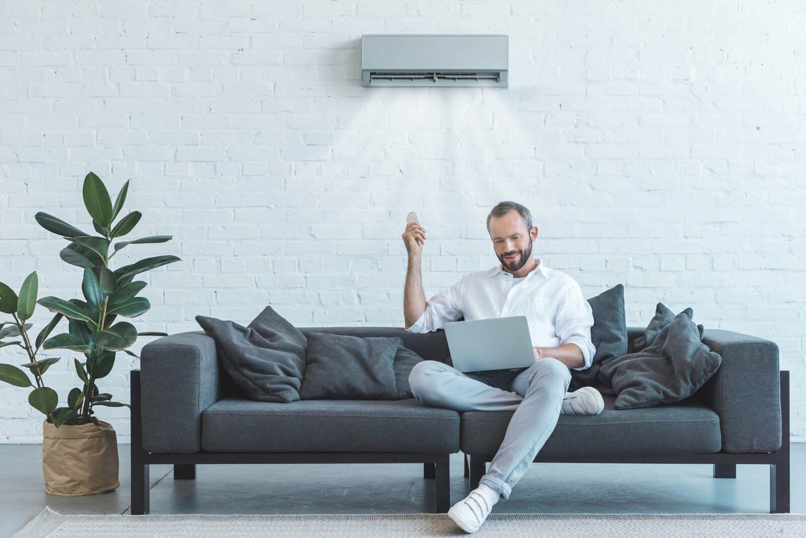 Client profitant d'un système de climatisation