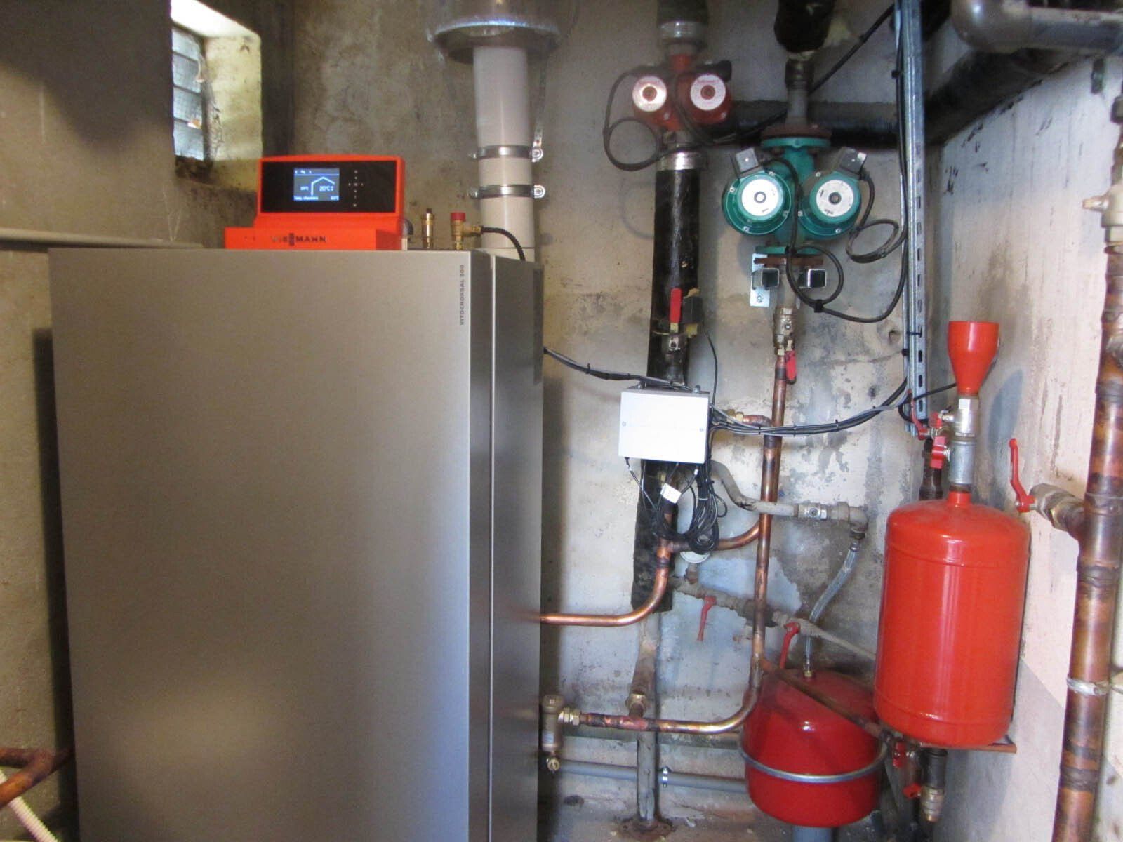 Chauffage central et plomberie d'une maison