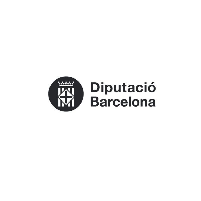 Logo of Diputació Barcelona: emblema with crown and text