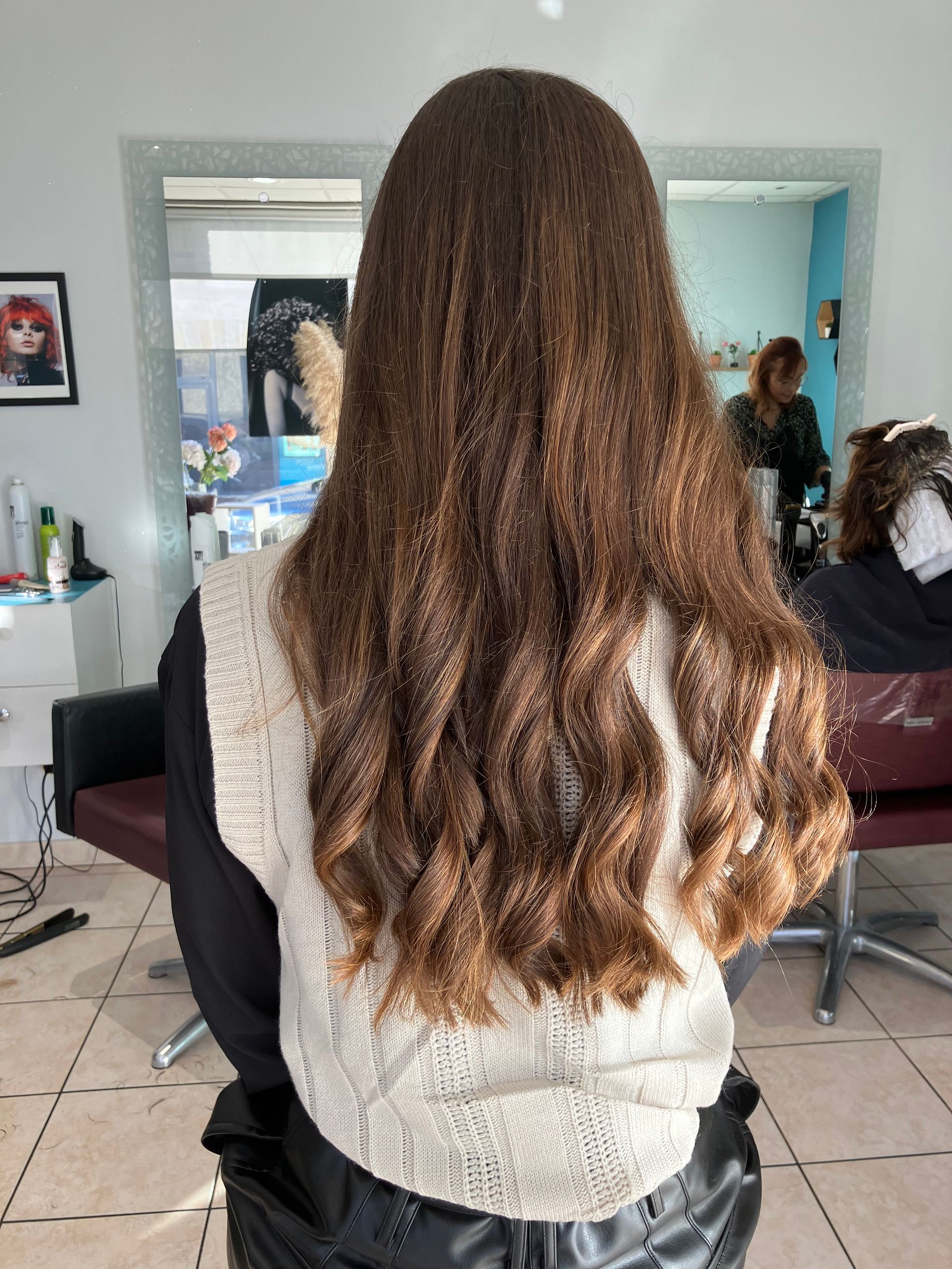 Balayage chatain