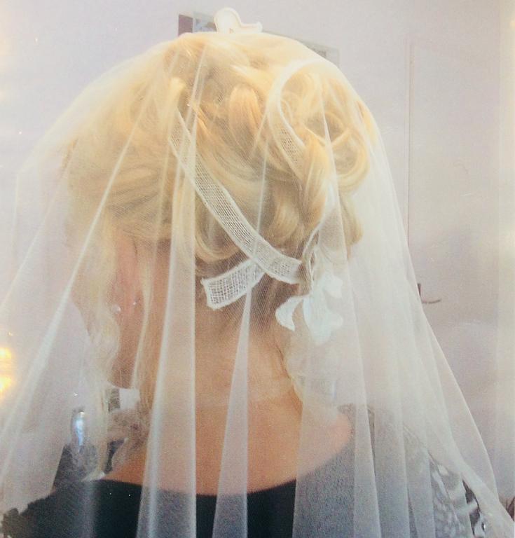 Coiffure de mariée avec voile