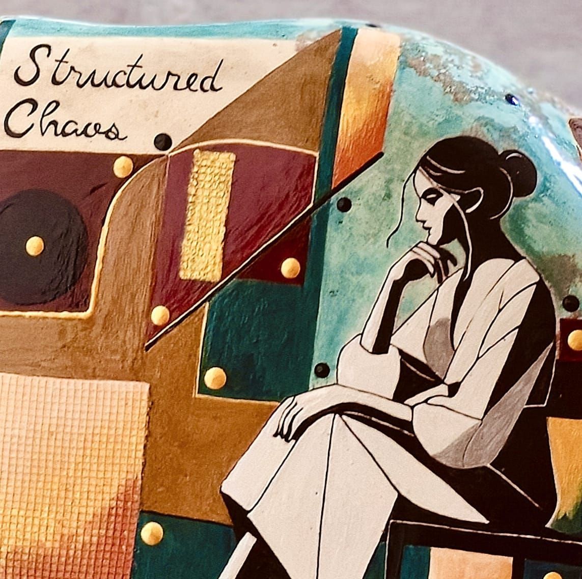 Bild vom Stein Structured Chaos