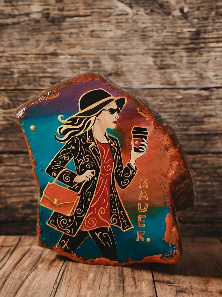 Bild vom Stein Mauer