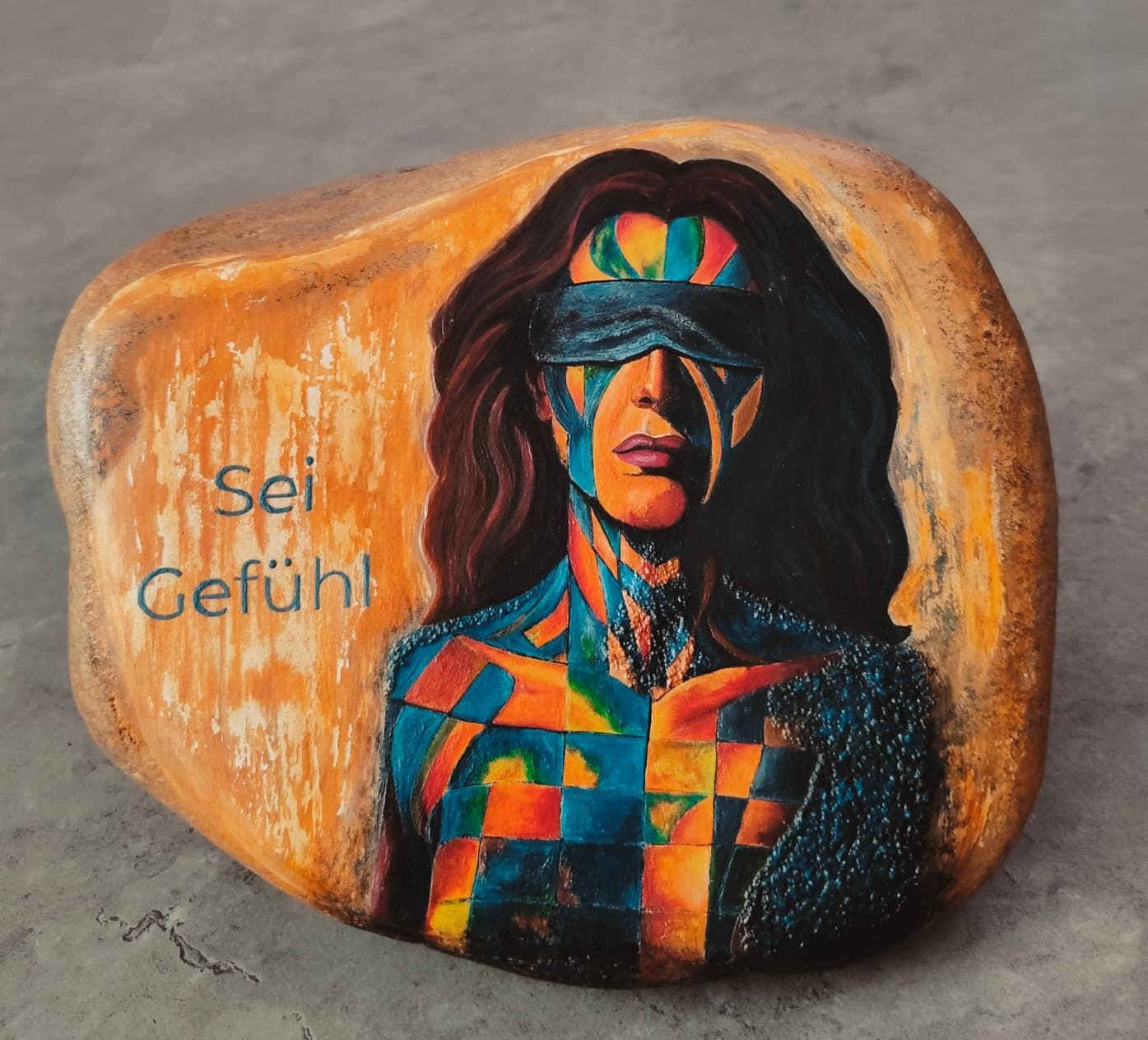 Bild vom Stein Sei Gefühl