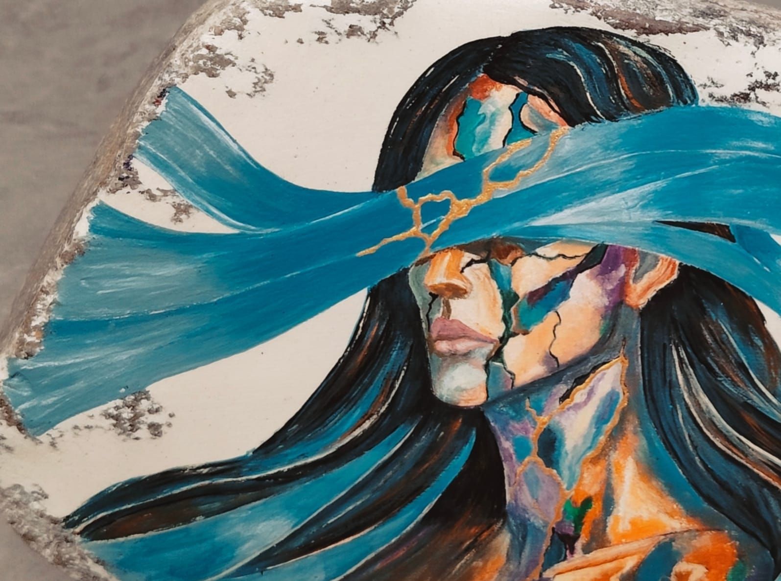 Bild vom Stein fragments