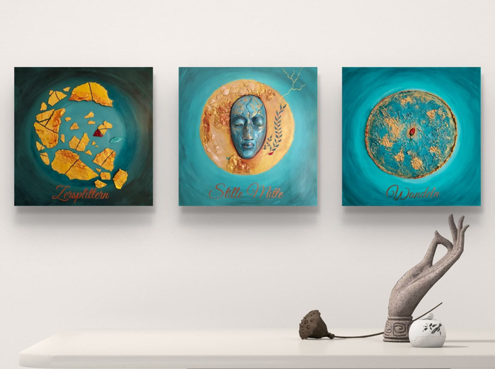 Bild Trilogie Bruch & Blüte